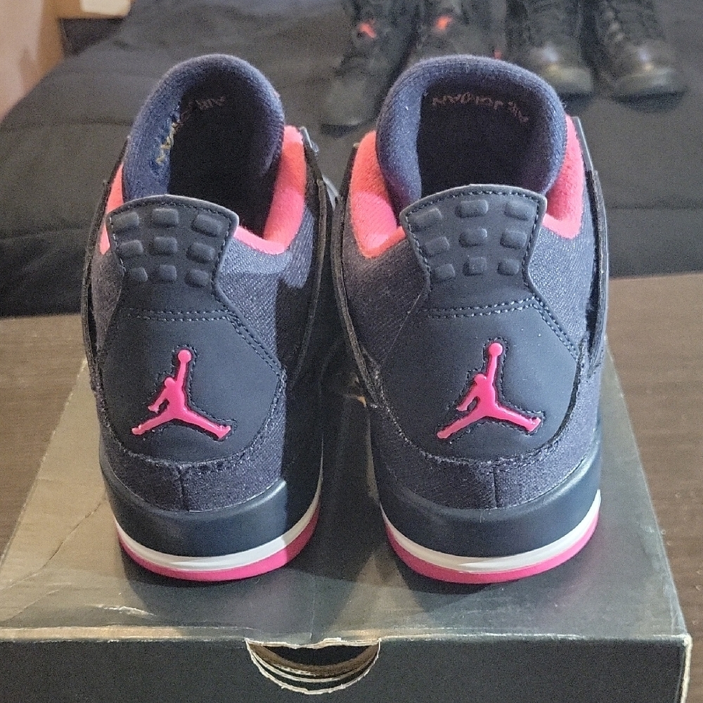Air Jordan 4 Retro GG Rare "Denim" (2016) W7.5/M6Y NEW W/BOX - Picture 5 of 11